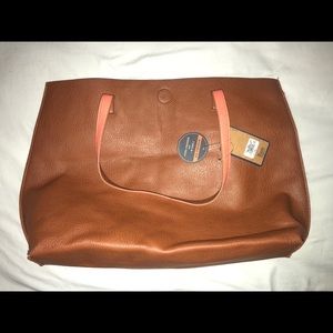 Bass Beige Tote Handbag